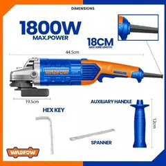 Amoladora Angular 7 180mm 1800w Wadfow Wag851801 en internet