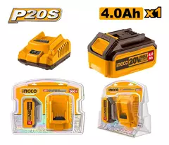 Combo Kit Batería 4.0ah + Cargador Ingco - comprar online
