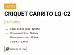 Crique Carrito Hidraulico 2 Toneladas Lusqtoff Maletin LQ-C2 - comprar online