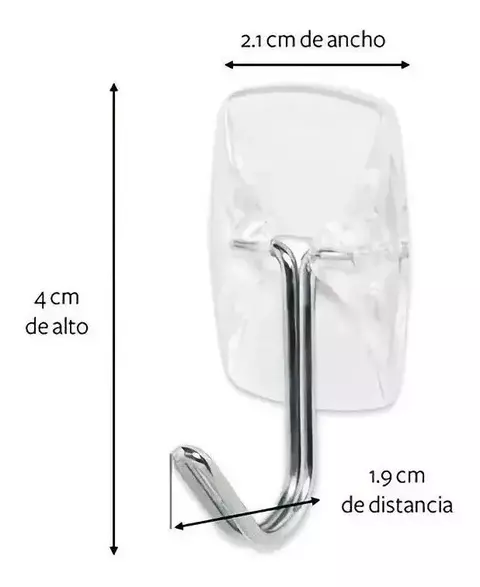Pack 3 Unidades Ganchos Pequeños De Alambre 3m Command 17067