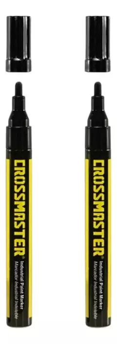 Marcador Indeleble Para Vidrio Plastico Madera Metal