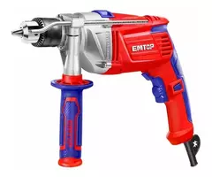 Taladro Atornillador Percutor 13mm 1100w Emtop Emdl1101-4