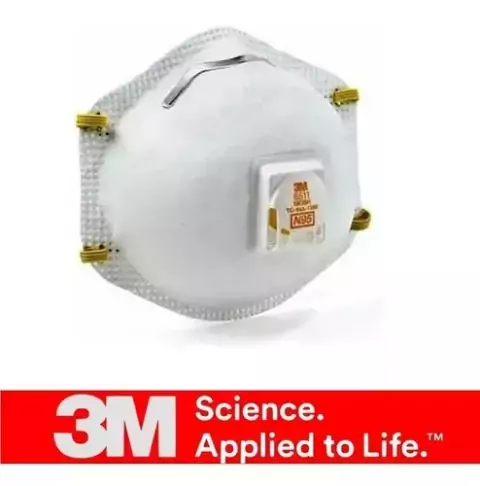 2 Barbijos Mascarilla 3m 8511 N95 Valvula Sellado De Fabrica