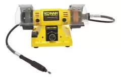 Amoladora De Banco Alta Velocidad Triple Funcion Konan Kabt/75 - tienda online
