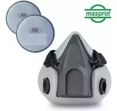 Semimáscara Masprot M500 + Filtros Bayoneta P95 + Soldadura