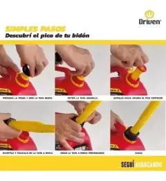 Set Repuestos Pico Y Tapa Bidones Driven - Aquafloat - KLD - Lusqtoff - 4/5/8/10/20 Litros - comprar online