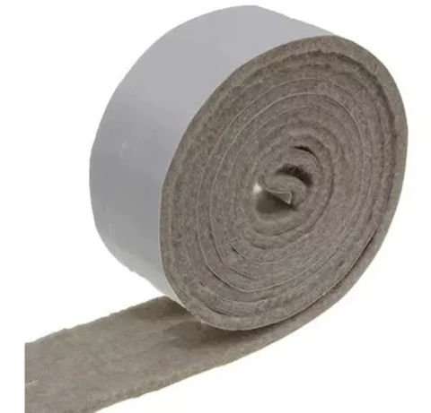 Fieltro Protector Piso Adhesivo Rollo 5cm X 5mt Trigama