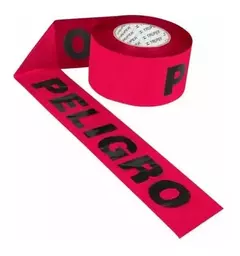 Cinta Peligro Roja Precaucion 304mt Truper 12585 Color Rojo - comprar online