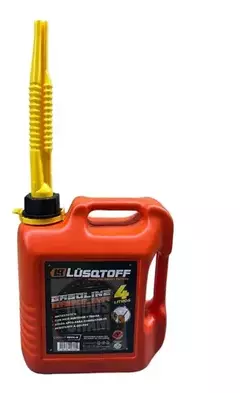 Bidon Extra Chato 4 Litros Nafta Pico Vertedor Lusqtoff - comprar online