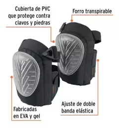 Rodilleras De Trabajo Profesionales Pvc Truper 12952 en internet