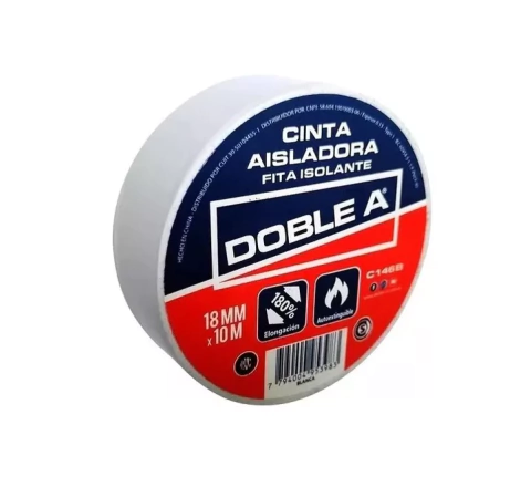 Cinta Aisladora Doble A 18mm X10m