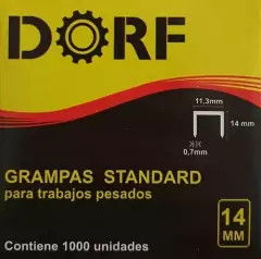Caja X 1000 Grampa Grapa Dorf 14mm Engrampadora