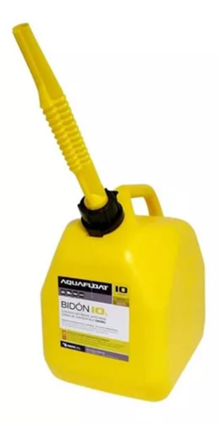 Bidon Combustible 10 Litros Nafta Pico Vertedor - Aquafloat