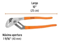 Pinza Pico De Loro Ajustable 3 Posiciones 10'' Truper 17351 en internet