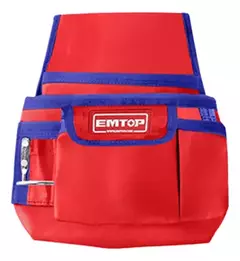Portaherramientas 7 Bolsillos Aro Martillos Emtop Etbg48044