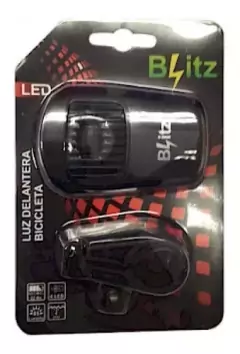 Linterna Luz Led Bicicleta Delantera Con Soporte Blitz 1483