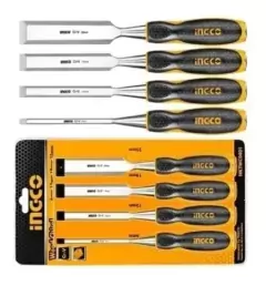 Set De 4 Formones Para Madera Ingco Hktwc0401 - comprar online