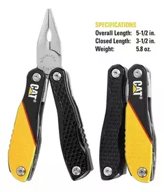 Pinza Multi Herramienta 12 En 1 - 16cm Caterpillar Cat980057 - comprar online