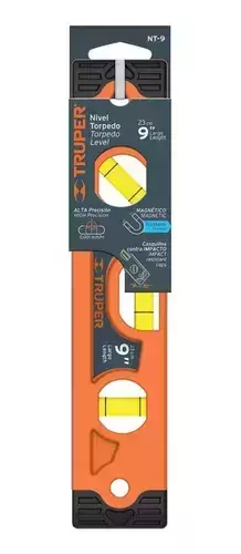 Nivel De Mano 23cm 3 Burbujas Imantado Truper Nt-9 11223