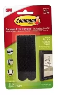 3m Command 17206-es Tiras Abrojo Grandes 4 Pares - comprar online