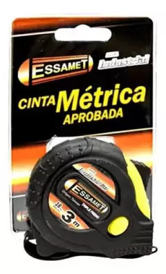 Cinta Métrica 3 Metros Profesional 16mm 3 Frenos ESSAMET