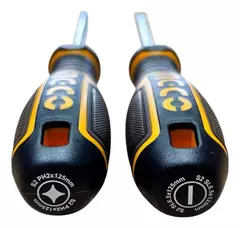 Juego 2 Destornilladores Ingco - Plano Y Philips Hksds0228 - INDUSGHAM