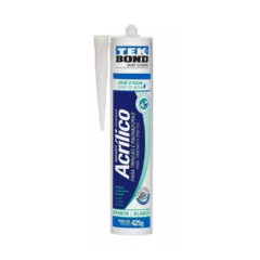 Adhesivo Sellador Acrílico Blanco 425gr Juntas Tekbond