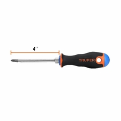 Destornillador Phillips Ph2 X 100mm Confortgrip Truper 14076 - comprar online