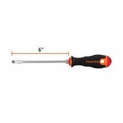 Destornillador Plano 6.5 X 150 Mm Confort Grip Truper 14000 - comprar online