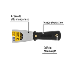 Espatula 50 Mm Mango Plastico Pretul 21515 en internet