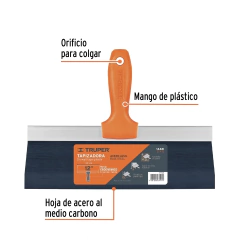 Espátula Tapizadora 12 Acero Al Medio Carbono Truper 14461 - comprar online