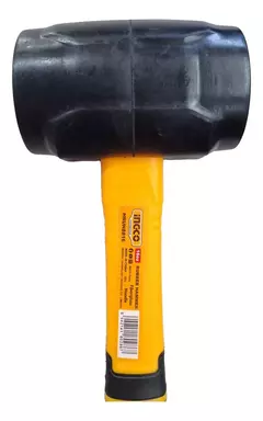Maza De Goma 450gr Cabo Fibra De Vidrio Ingco Hruh8816 en internet