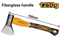 Hacha De Mano Mango Fibra De Vidrio 1250g Ingco Hax0811250 - comprar online