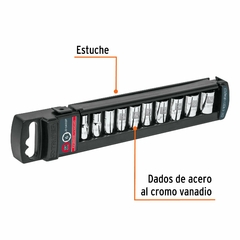 Juego De Tubos Acero 10 Piezas 1/4 Std Truper 14165 - comprar online