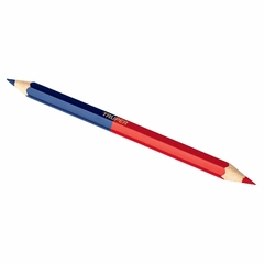 Lápiz Bicolor Grueso Para Carpintero 18cm Truper 101685 - comprar online