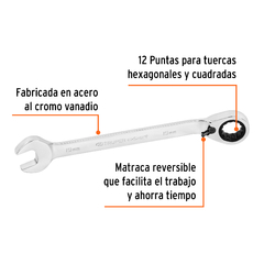 Llave Combinada Con Matraca Reversible 19mm Truper 13756 en internet