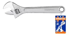 Llave Ajustable Cromada 8 PuLG 200 Mm Apertura 24 Mm Waw1108 en internet