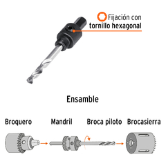 Mandril Hexagonal Sierra De 14 A 30 Mm Truper 18122 en internet