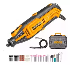 Mini Torno Multipropósito 130w + Accesorios Ingco Mg13328 Fr
