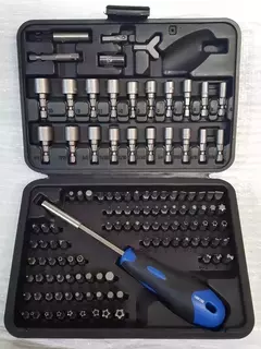 Caja Herramientas Tubos Juego Puntas 122 Piezas extrapol - comprar online