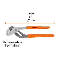 Pinza Pico De Loro 200mm 8 Pulgadas Regulable Truper 17350 en internet