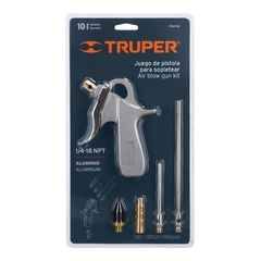 Pistola De Aire Sopletear 5 Pico Largo Corto Truper 10645