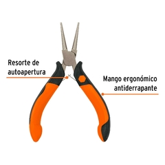 Mini Pinza Punta Redonda Mango Goma 5 Pulgadas Truper 17370 en internet
