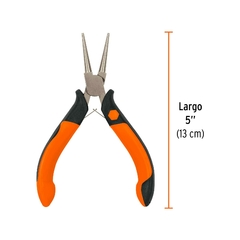 Mini Pinza Punta Redonda Mango Goma 5 Pulgadas Truper 17370 - INDUSGHAM