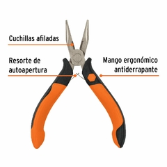 Mini Pinza De Punta 1/2 Caña 120 Mm Truper 17366 - INDUSGHAM