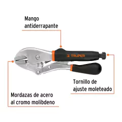 Pinza De Presión 10 Mordaza Recta Truper 17437 - INDUSGHAM