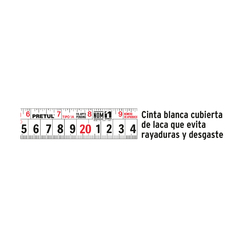 Cinta Métrica Flexómetro Verde 5mts 16mm Pretul 21612 - INDUSGHAM