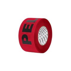 Cinta Peligro Roja Precaucion 304mt Truper 12585 Color Rojo