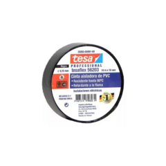 Cinta Aislante Profesional Pvc 18mm X 10m 56203 Tesa