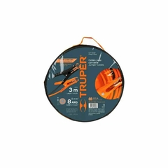 Cable Puente 225 Amp 12v Bateria Pinzas Auto Truper 17543